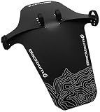Blackburn MTB and Fat Tires Barrier Mud Guards (Black/Yellow, Fat Tires)