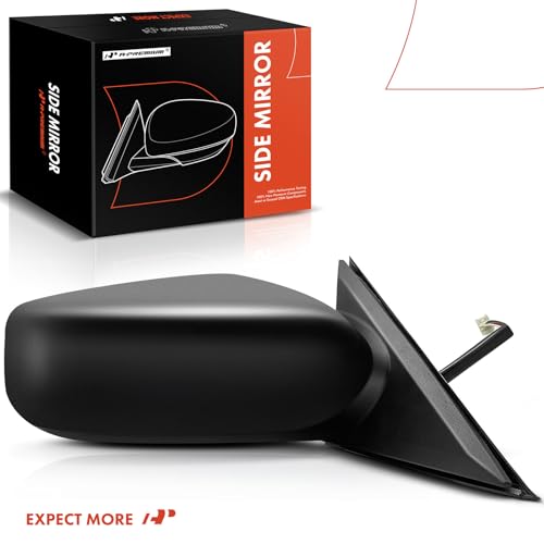 A-Premium Right Passenger Side Power Door Mirror - Compatible with Nissan Altima 2013 2014 2015 2016 2017 2018 Sedan - Non-Heated Non-Folding Black Outside Rear View Mirror - Replace# 963013TH0A