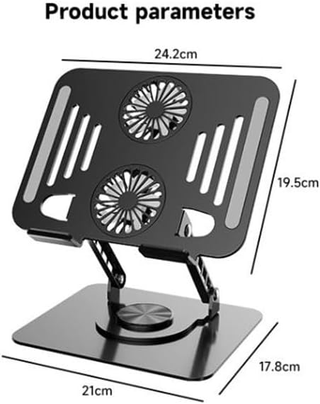 Aluminum Alloy Desktop Flat Panel Laptop Computer Cooling Fan