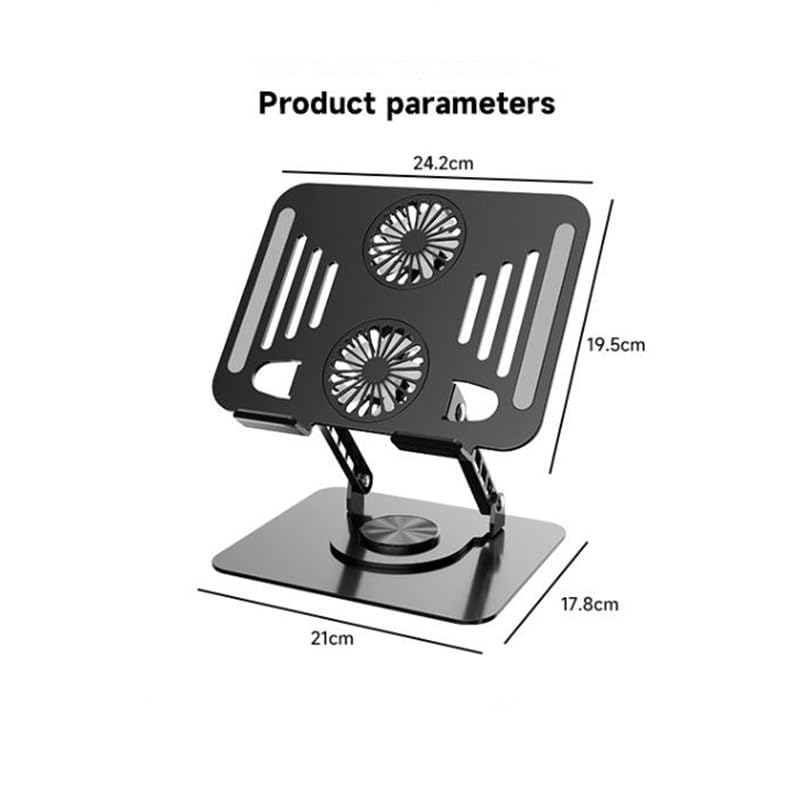 Aluminum Alloy Desktop Flat Panel Laptop Computer Cooling Fan
