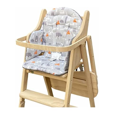 ZARPMA Highchair Cushion Insert Baby High Chair Cover Pad Chair Seat Cushion Liner Mat Padding Wooden Highchair Protection Pad Cover