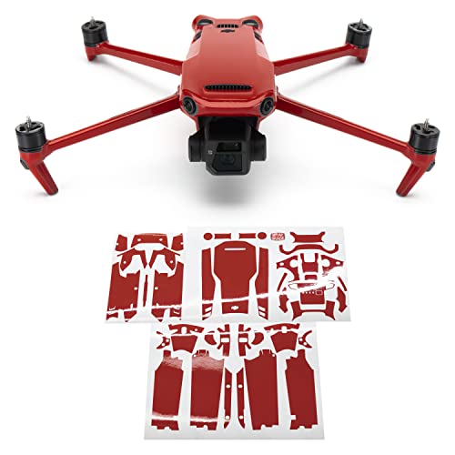 Image of WRAPGRADE Full Skin Stickers for DJI Mavic 3 / Mavic 3 Classic (Super RED)