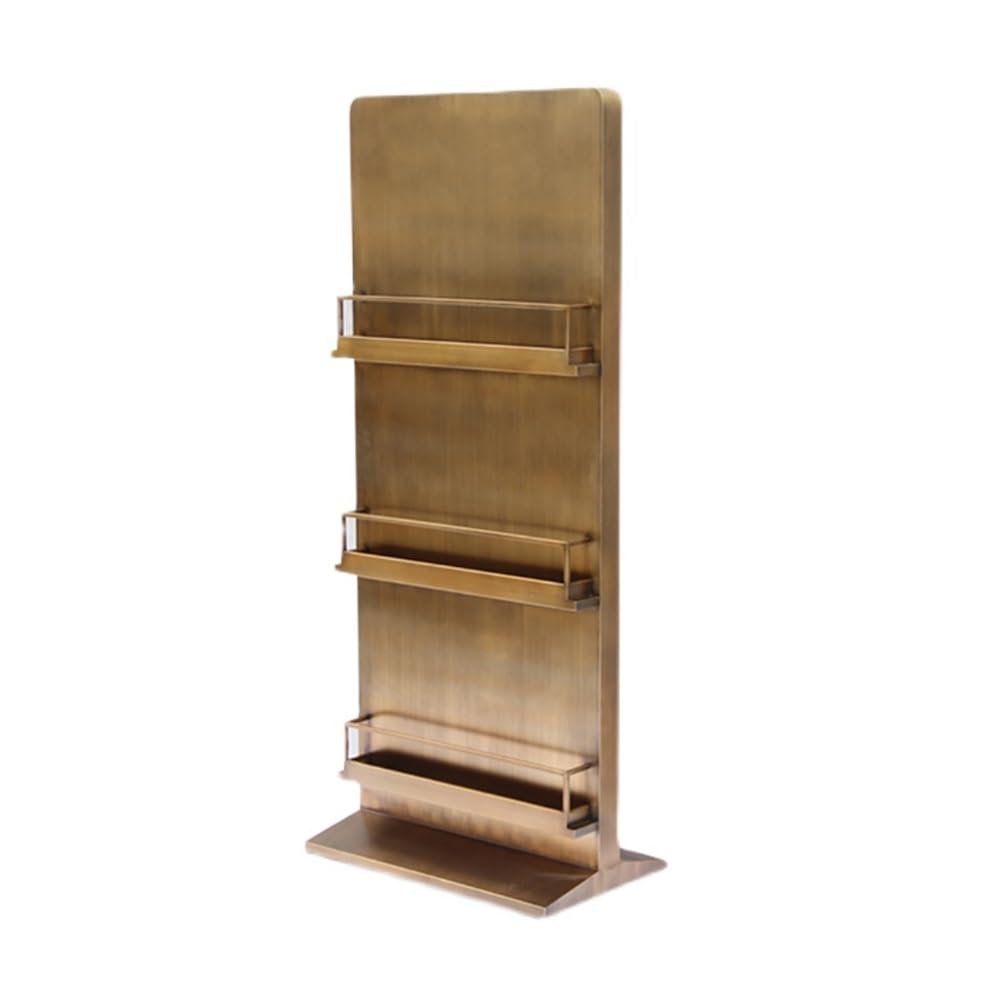 IUokLU Display Floor-Standing Newspaper Rack Real Estate Leaflet Information Sales Office Magazine Stand