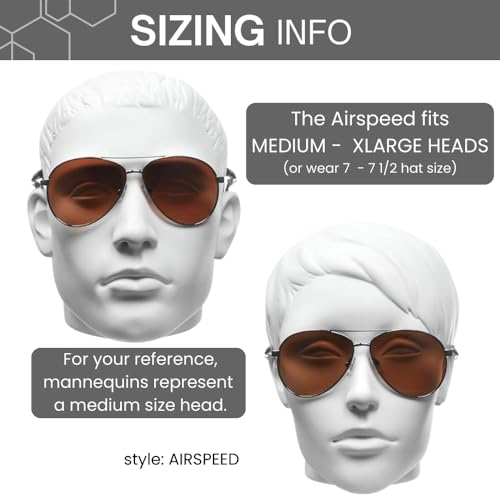 Image of proSPORT Blue Light Blocking Sunglasses - HD Copper Amber Metal Aviator Reduce Eye Strain Better Sleep