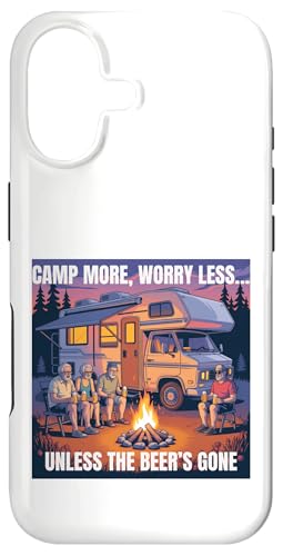 Camp More Less Worry �L�����v �r�[���t�� �A�E�g�h�A �y���� �X�}�z�P�[�X iPhone 17 �p