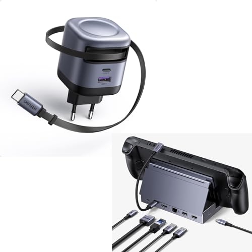 Dock Steam Deck UGREEN 6 en 1 : Évitez les Panne de Batterie avec Chargeur 45W