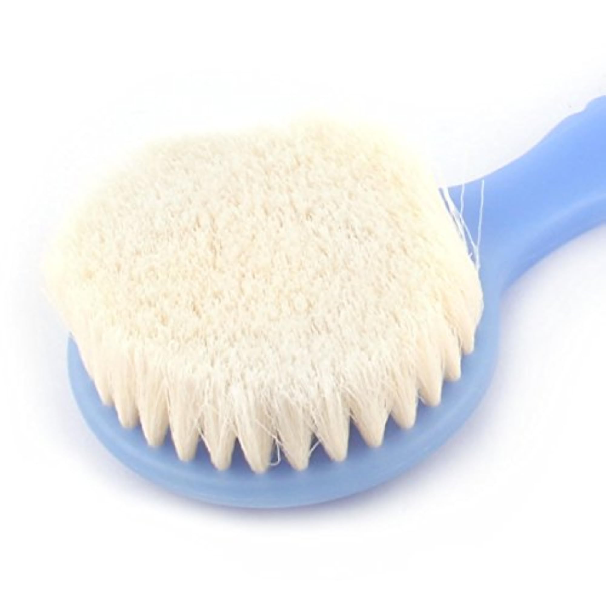 Plastic Flat Handle Bathroom Round Bath Brush