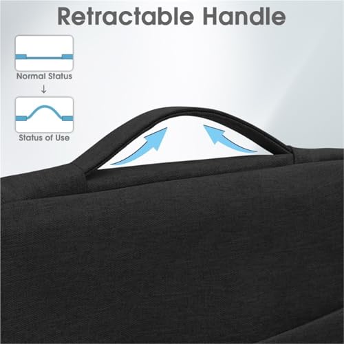 Housse pour ordinateur portable imperméable et antichoc gris clair