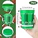 24 Pcs Football Plastic Cups 12oz Disposable Football Field Design Drinking Cups Football Sports Bulk Cups for Game Day, Family Dinner, Sports Event Party Supplies