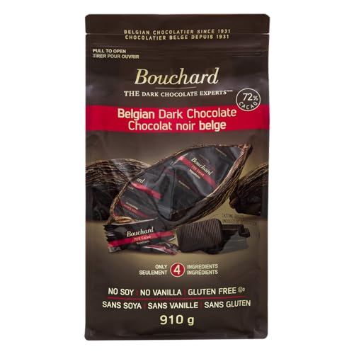 Bouchard Premium Belgian Dark Chocolate 72% Cacao 2 LB