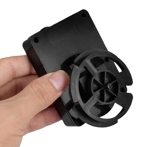 Motor reductor con engranaje plástico negro y reducción de velocidad 7