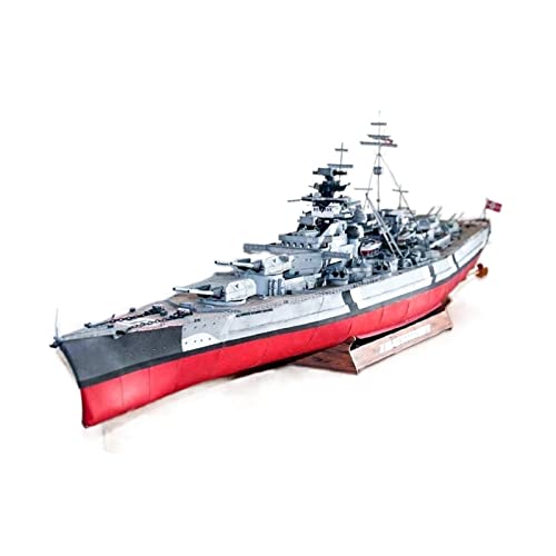 ZYAURA for: Décoration d'intérieur Maquette en Papier cuirassé Allemand Bismarck Bismark GPM182 Version complète à l'échelle 1:280
