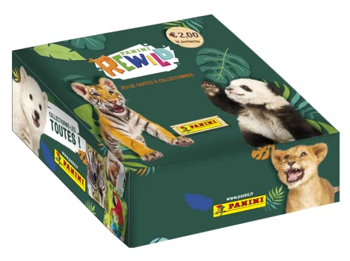 Panini Rewild Trading Cards - Boîte de 24 pochettes...