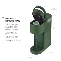 Keurig K-Mini Single Serve K-Cup Pod Coffee Maker, 6 to 12oz Brew size, with Cord Storage, Perfect for Small Spaces, Evergreen — image 4