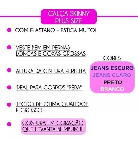 Calça Jeans Dins Flare Preta Modeladora Plus Size Cós Alto e Modelador Elegante e Chique. (as2, nume