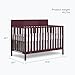 Dream On Me Ivy 5-in-1 Convertible Full-Size Baby Crib in Auburn, GreenGuard Gold & JPMA Certified, 3 Mattress Heights, Converts to Toddler, Day & Full-Size Bed, Safe & Stylish Nursery