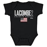 500 LEVEL Jackson LaCombe Anaheim USA Elite One-Piece Infant Bodysuit (Black, 6M)