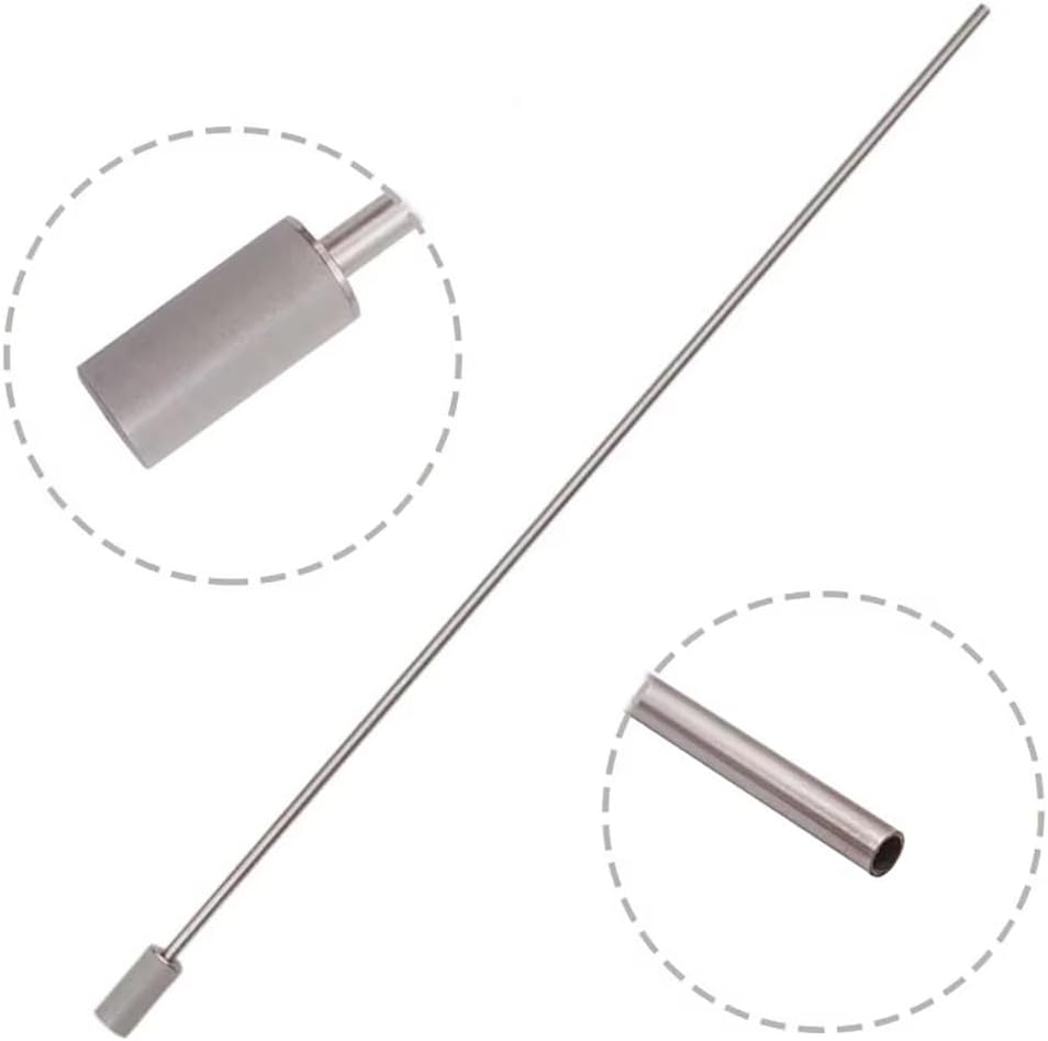 304 Stainless Steel Wort Aeration Wand - 0.5 Micron Diffuser, 15.7" for Home Brewing Beer Oxygenation