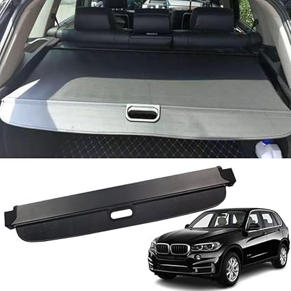 Auto versenkbare hinteren Kofferraum Paket Regal Cargo Covers per BMW X5 E70 2014 2018, Gepäck Vorhang Privatsphäre schützendes Zubehör