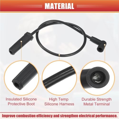 Cable de bujía para Chevrolet C2500 V6, encendido estable y eficiente 4