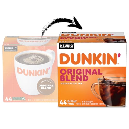 Image of Dunkin' Original Blend Medium Roast Coffee, Keurig K-Cup Pods, 44 Count Box