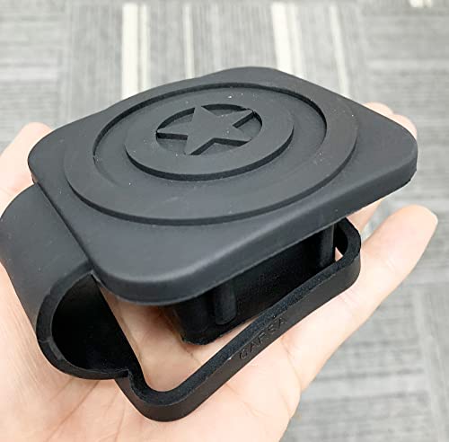 Wingking 2Inch With Ring For Captain America Trailer Hitch Tube Cover Plug Cap,Tow Cover,Rubber Receiver (Fit C-Aptain Plugs) #TOP7