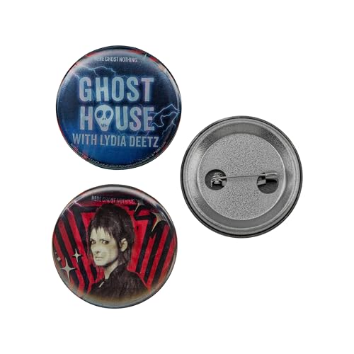 Cinereplicas Beetlejuice - Conjunto de 6 emblemas lenticulares Beetlejuice - 3,9 cm de diâmetro - Li