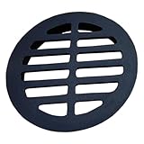 █ Durable : Le siphon de sol rond est fabriqué en fonte épaisse avec un revêtement noir, ce qui le rend résistant à l'usure, durable et résistant aux intempéries, avec une forte capacité de charge.