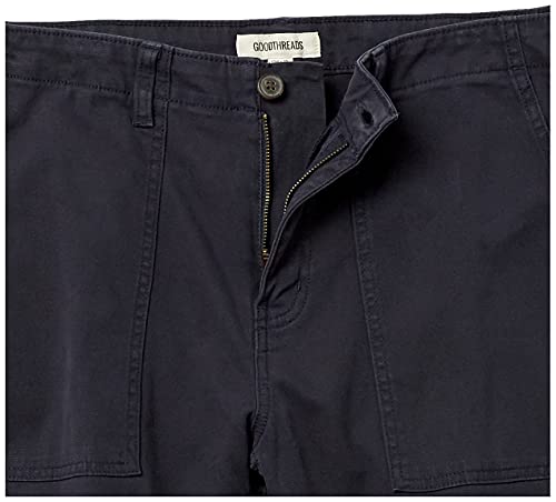 Goodthreads Men's Athletic-Fit Porkchop Pocket Stretch Canvas Utility Pant, Navy, 32W X 32L #TOP3