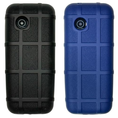 Image of ZAOMA Premium Back Case TPU Cover Compatible for Jio Bharat V4 4G Model No.: JBV191M2 Keypad Mobile Feature Phone Rugged Case (V4BHARAT RUGBB)