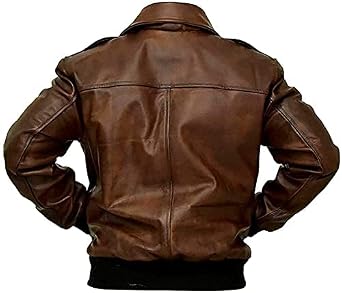 A2 Aviator Bomber Jacket Aviator Bomber Jacket Men's Genuine Leather Aviator Pilot Bomber Jacket Vintage Bomber Leather Jacket