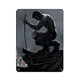 SHGJE Wolverine Logan Hugh Jackman Film-Blechschild, 