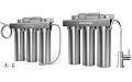 Waterdrop TST-UF and TST-UF-B 0.01?m Ultra-Filtration Under Sink Water Filter, Stainless Steel, 5X Service Life,Remove 99.99% of Cont?minants Larger Than 0.01?m, with Dedicated Faucet-Bundle