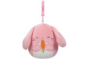 Squishmallows 3.5" Easter Clip-on Bop the Bunny
