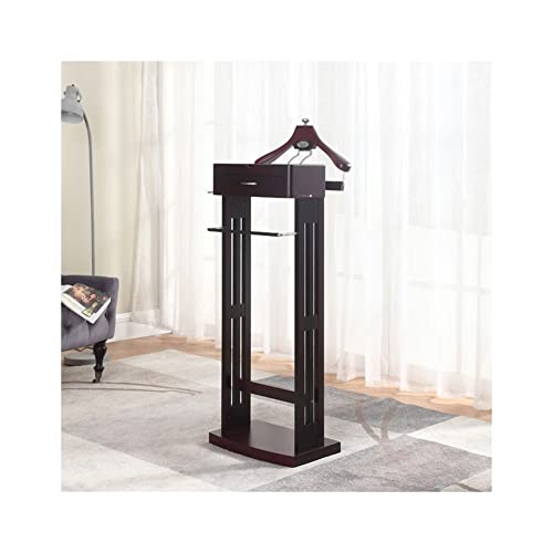 Portecostumes en bois pour hommes, Valet debout au sol, Valet à