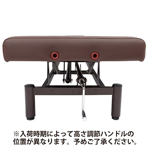 Amazon.co.jp: 手動昇降 マッサージベッド (有孔) ブラウン 長さ185×幅 