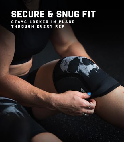 Image of Gymreapers 5MM Knee Sleeves for Weightlifting, Squats, Powerlifting, and Functional Training - Compression Knee Support for Men & Women - Joint Protection & Recovery - Pair