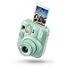 FUJIFILM instax mini 13™ Sofortbildkamera für Erwachsene | Kamera mit Sofortdruck für farbige Erinnerungen zum Anfassen – Selfiespiegel, Nahaufnahmemodus & automatische Belichtung |Lagoon Green
