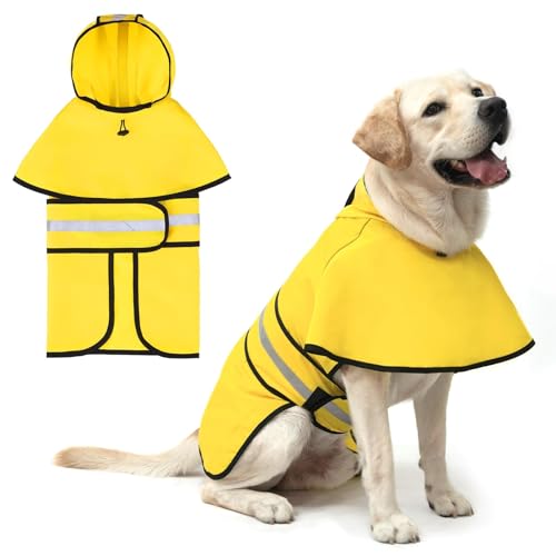 KOOLTAIL Hooded Slicker Poncho Raincoat