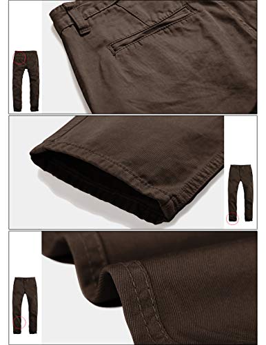Image of Match Mens Regular-Fit Casual Flat Front Chino Pants