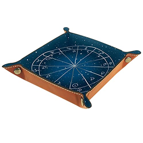 Multiuso: utilizzare questa stazione di organizzazione sul comodino, in ufficio o nello spogliatoio. Può contenere telefono, profumi, occhiali, orologio, chiavi, portafogli, monete, carte d'identità, cioccolatini, snack, ecc.