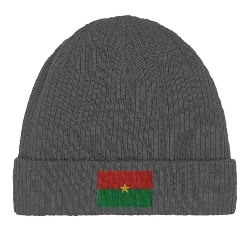 Bonnet en coton drapeau du Burkina Faso anti-irritation doux et confortable pour peaux sensibles