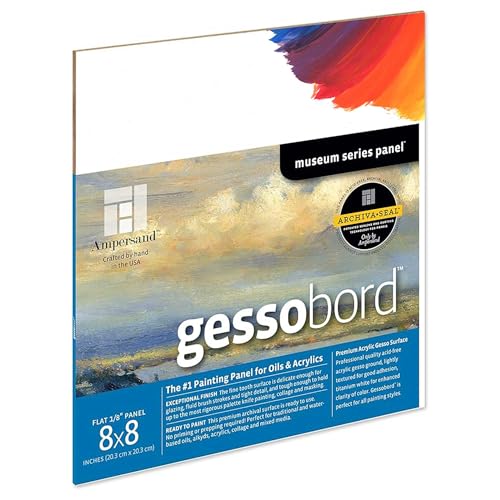 Ampersand Art Supply Museum Series Gessobord | 8x8 | 1/8