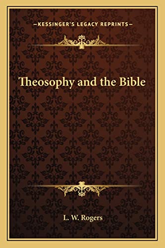 Theosophy and the Bible