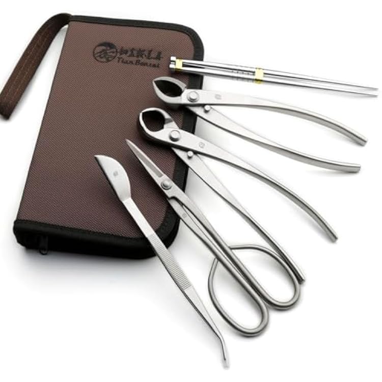 TianBonsai Straight Edge Branch Cutter - 205mm Professional Bonsai Tool For Precision Pruning