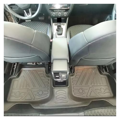 Tapis de sol Skoda Octavia anti boue humidité TPE entièrement entouré - 4
