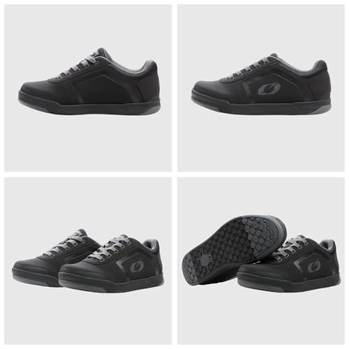 O'neal | Scarpe Da Mountain Bike | Mtb Mx | Vegan | Equilibrio Tra Grip E Riposizionamento Del Piede | Scarpa V.22 Con Pedale Piatto A Spillo | Adulto | Nero Grigio | 45 - 6