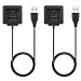 Kissmart Replacement Fitbit Blaze Charger, Charger Charging Cradle Dock Adapter for Fitbit Blaze Smart Fitness Watch (Pack of 2)