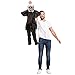 I LOVE FANCY DRESS LTD Animatronic Skeleton - Decorazione per Halloween, 110 cm, 109,2 cm, con occhi e effetti sonori, rimuove la testa, oggetti di scena per Halloween, confezione da 1