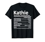 kathie nutrition - nome personalizzato divertente idea regalo di natale maglietta